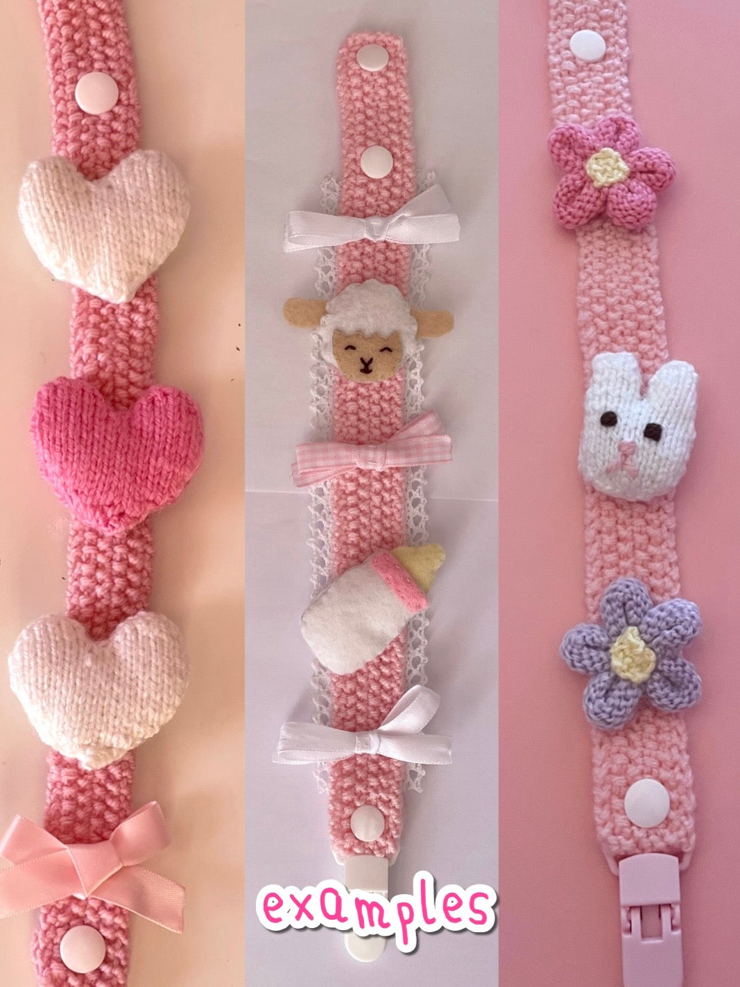 Custom adult pacifier clip