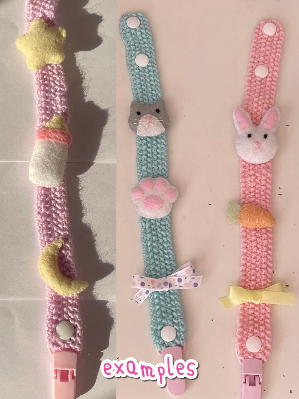 Custom adult pacifier clip