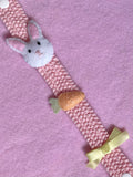Bunny adult pacifier clip