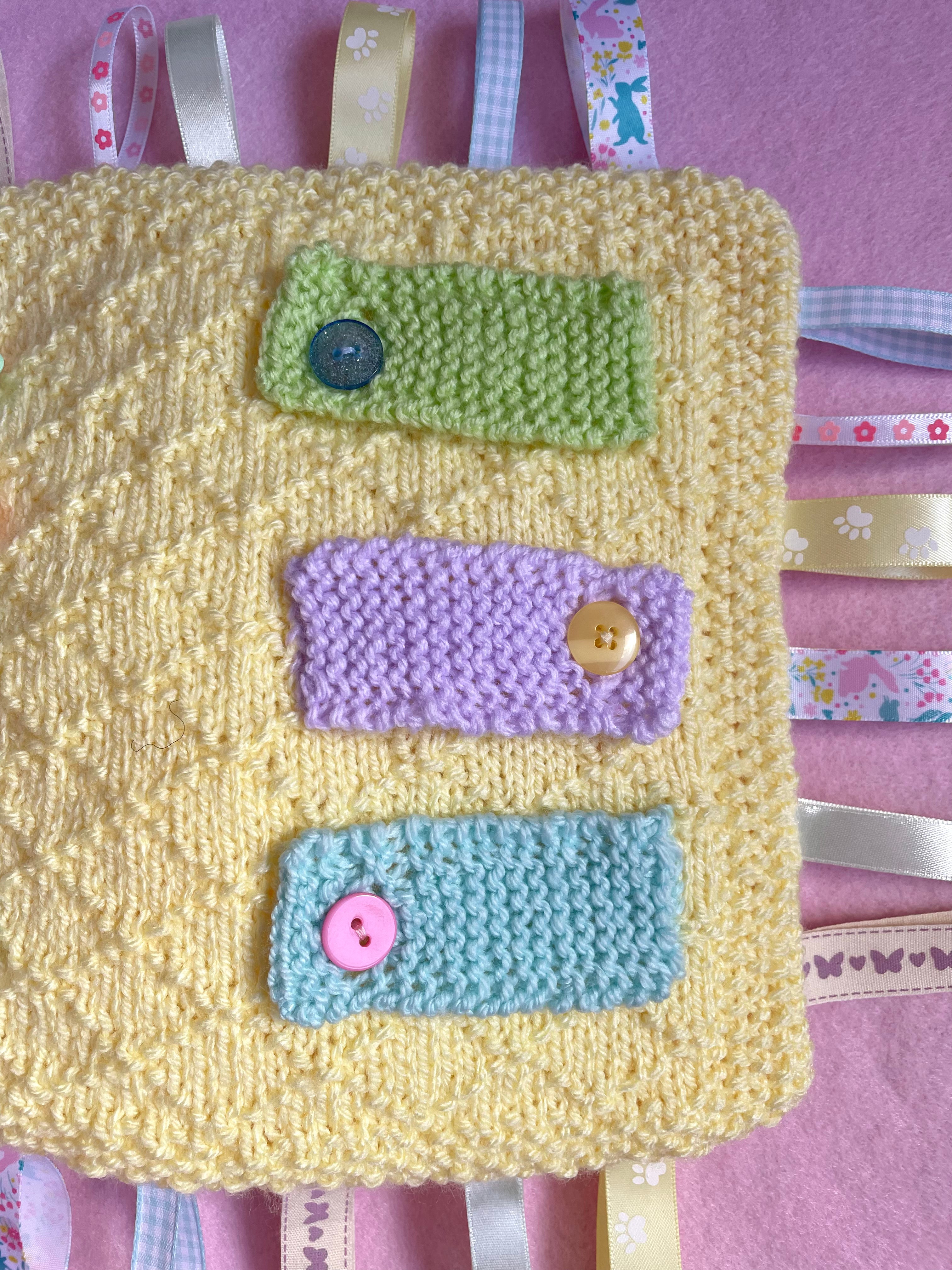 Bunny sensory blanket
