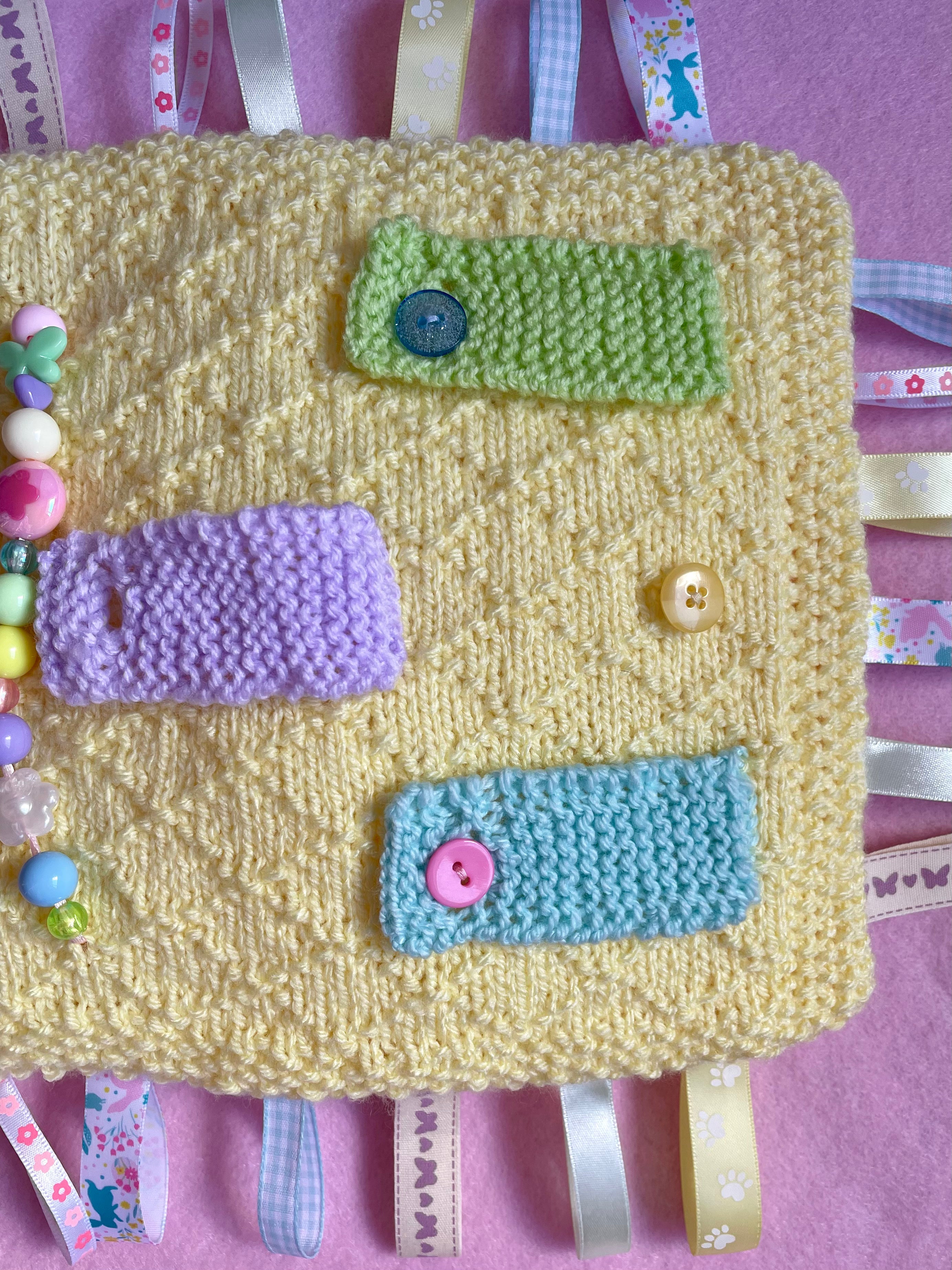 Bunny sensory blanket