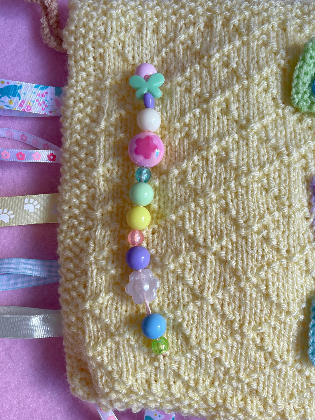 Bunny sensory blanket